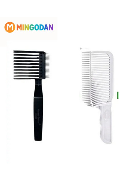 MİNGODAN 2 Parça Profesyonel Yüksek Kaliteli Erkek Saç Kesme Tarağı Set Pratik Kesim Kuaför Günlük ABS