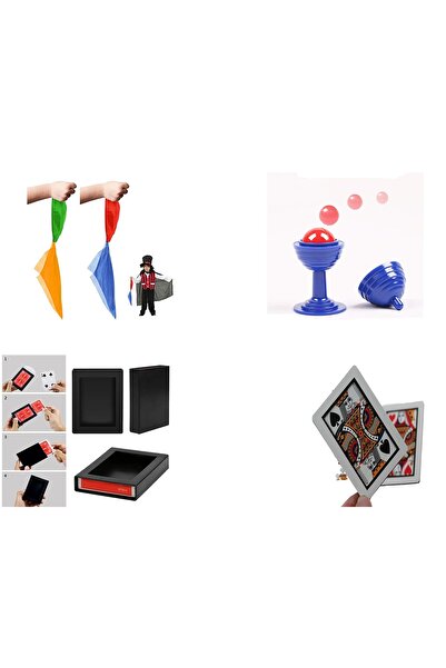 Skygo Magician's Set of 4 – Hokus Pokus Magic Trick Set