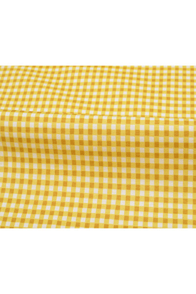 EDA HOME TEKSTİL Premier Duck Keten Pötikare Kumaş Su İtici Bez 0,5 Metre Leke Tutmaz En 180 cm (50x180cm)