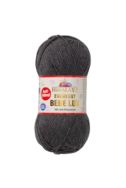 balım hobi evi Ață de tricotat manual Bebelux gri închis, pachet de 5 70417