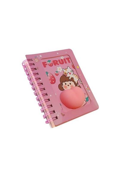 BALCI HEDİYELİK Soft Popolu Notepad with Girl Figure
