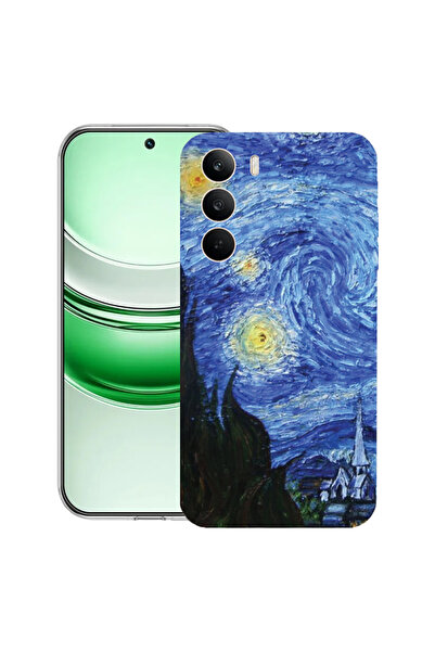 bestcase Carcasă transparentă din silicon pentru Realme C71, Van Gogh - Noapt...