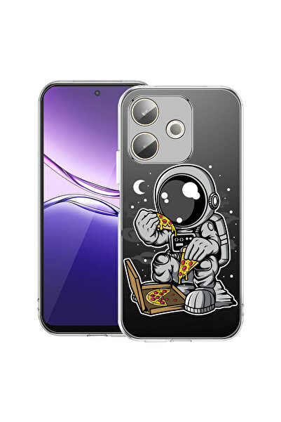 bestcase Carcasă transparentă din silicon pentru OPPO A5 Pro 5G, Astronaut Pi...