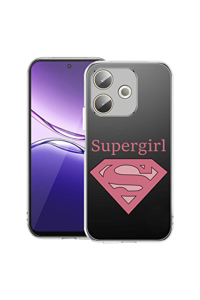 bestcase Carcasă transparentă din silicon pentru OPPO A5 Pro 5G, Supergirl, 2042415 T 1806