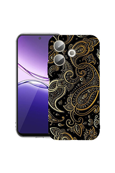 bestcase Carcasă transparentă din silicon pentru OPPO A5 Pro 5G, model auriu,...