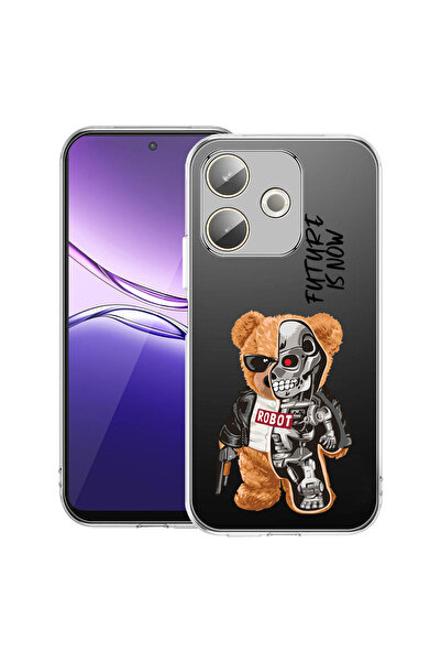 bestcase Carcasă transparentă din silicon pentru OPPO A5 Pro 5G, jumătate rob...