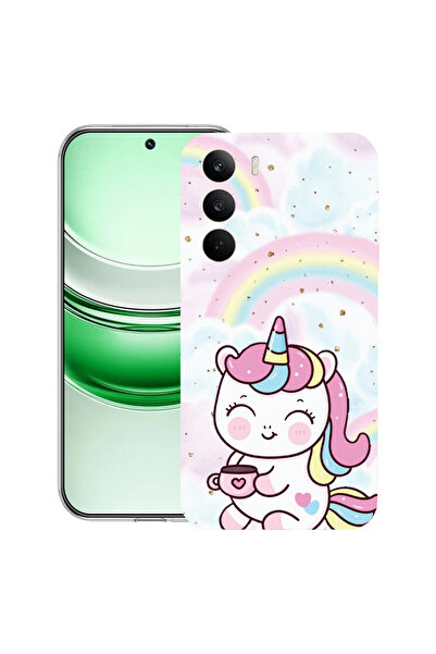 bestcase Carcasă transparentă din silicon pentru Realme C71, Little Unicorn, ...