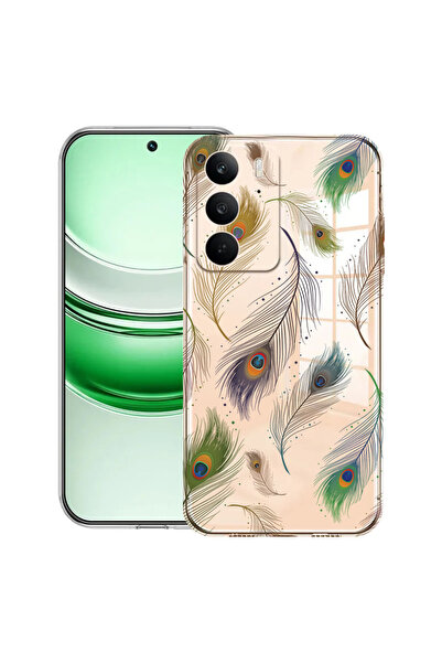 bestcase Διαφανής θήκη σιλικόνης για Realme C71, λουλούδι, 2041144 T 152