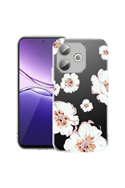 bestcase Carcasă transparentă din silicon pentru OPPO A5 Pro 5G, culori pastelate - flori, 2042415 T 499