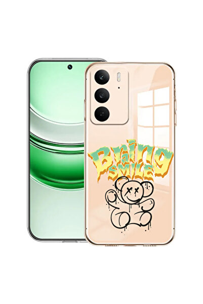 bestcase Διαφανής θήκη σιλικόνης για Realme C71, αρκουδάκι με χαμόγελο, 20411...