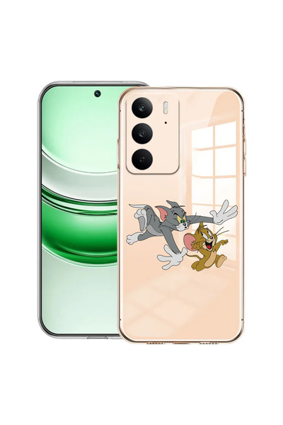 bestcase Carcasă transparentă din silicon pentru Realme C71, Tom și Jerry, 20...
