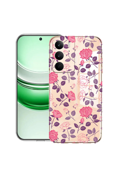 bestcase Διαφανής θήκη σιλικόνης για Realme C71, ροζ, 2041144 T 168