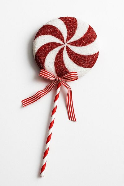 BeySüS Christmas Tree Ornament Big Red White Candy 46 cm