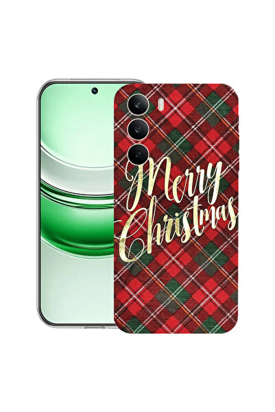 bestcase Διαφανής θήκη σιλικόνης για το Realme C71, Καλά Χριστούγεννα, 204114...