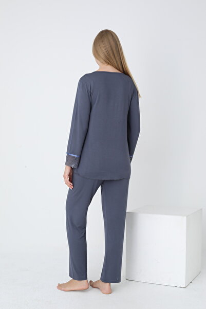 Miss Dünya Lissa Long Sleeve Maternity and Maternity Pajama Set