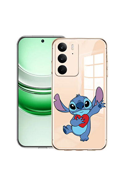 bestcase Διαφανής θήκη σιλικόνης για Realme C71, Love Stitch, 2041144 T 1889