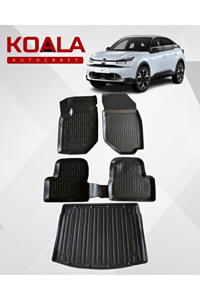 KoalaOtoTekstil Citroen C4 (2021-sonrası) Ile Uyumlu-Araca Özel Paspas ve Bagaj Havuzu