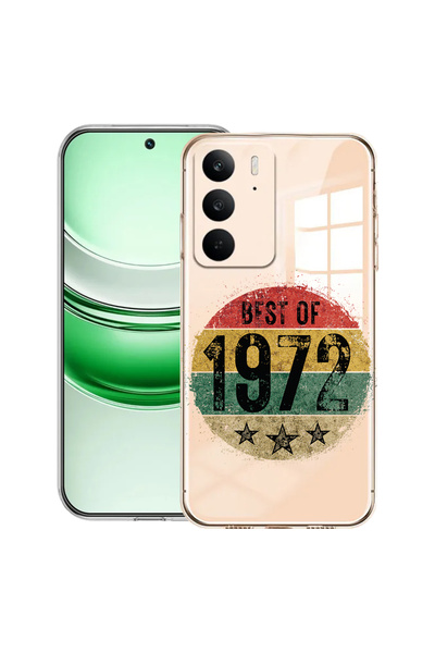 bestcase Carcasă transparentă din silicon pentru Realme C71, Best Of 1972, 20...