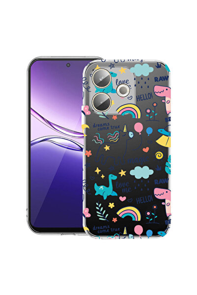 bestcase Carcasă transparentă din silicon pentru OPPO A5 Pro 5G, Unicorn - Dr...