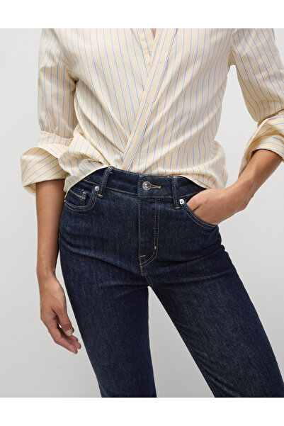 Marks & Spencer Yüksek Bel Slim Flare Jean Pantolon