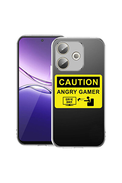 bestcase Carcasă transparentă din silicon pentru OPPO A5 Pro 5G, Angry Gamer,...