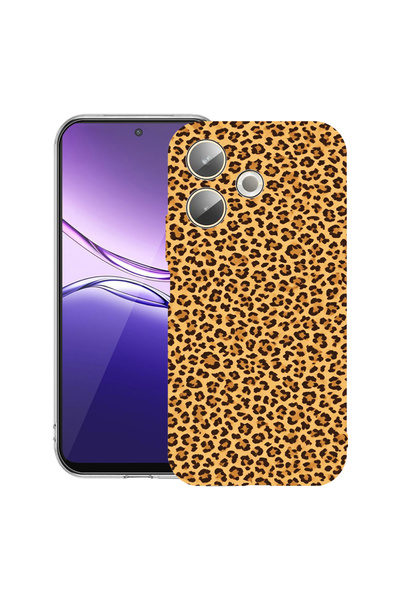 bestcase Прозрачен силиконов калъф за OPPO A5 Pro 5G, леопардов шарка, 204241...