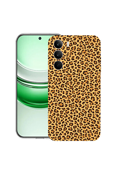 bestcase Прозрачен силиконов калъф за Realme C71, леопардов шарка, 2041144 T ...