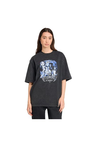 adidas Women's Black T-Shirt Buffy Tee Os Jw0154