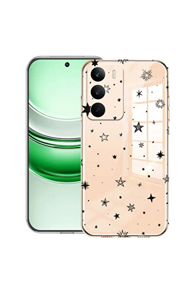 bestcase Διαφανής θήκη σιλικόνης για Realme C71, Stars, 2041144 T 143
