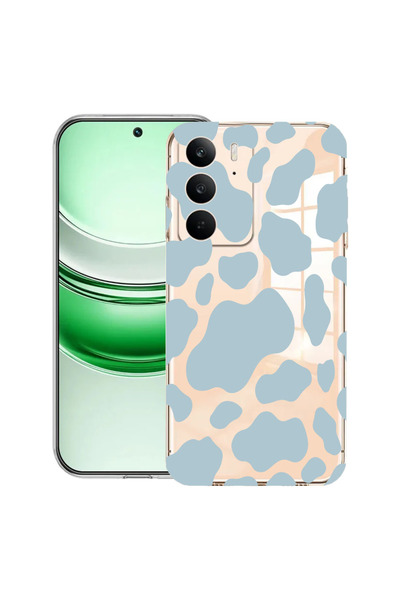 bestcase Carcasă transparentă din silicon pentru Realme C71, culoarea vacă al...