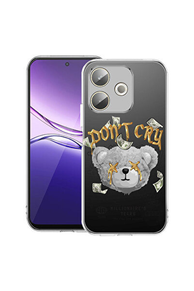 bestcase Carcasă transparentă din silicon pentru OPPO A5 Pro 5G, Teddy Bear M...