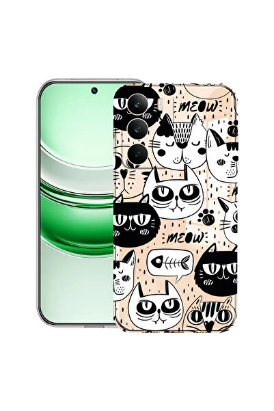 bestcase Carcasă transparentă din silicon pentru Realme C71, Cool Cats, 20411...