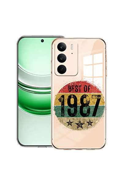 bestcase Carcasă transparentă din silicon pentru Realme C71, Best Of 1987, 20...