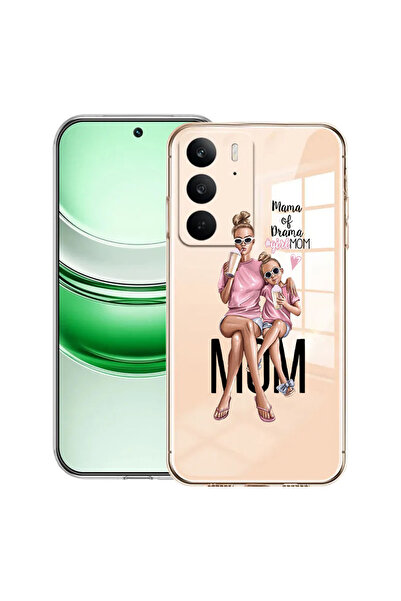 bestcase Διαφανής θήκη σιλικόνης για Realme C71, Κορίτσι Μαμά Μαμά του Δράματ...
