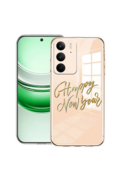 bestcase Carcasă transparentă din silicon pentru Realme C71, An Nou Fericit, ...