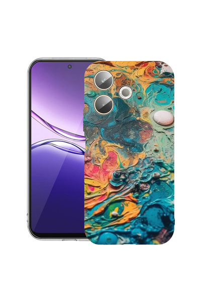 bestcase Carcasă transparentă din silicon pentru OPPO A5 Pro 5G, culori vibra...