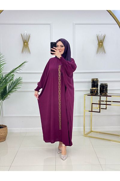 Valens Butik Women's Hijab Ferace Medine Silk