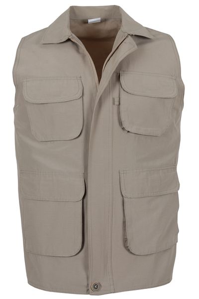 Modarar Men's Linen Vest Regular Fit Collar Rar01309