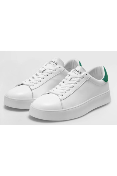Lufian 121230052 Women's Adel Leather Shoes White
