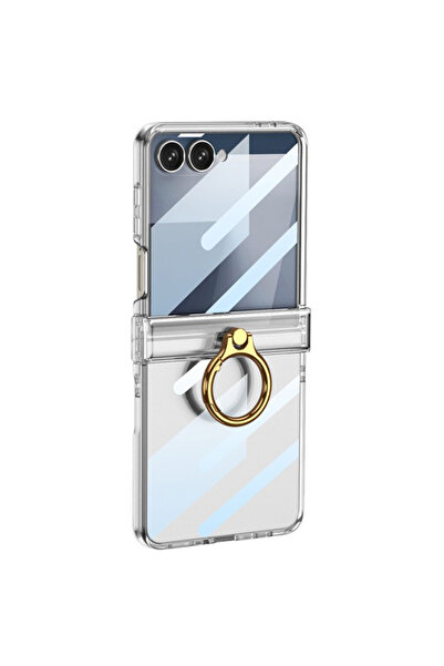 REDz Accessories Carcasă Smart Grip pentru Samsung Galaxy Z Flip 7, inel de s...