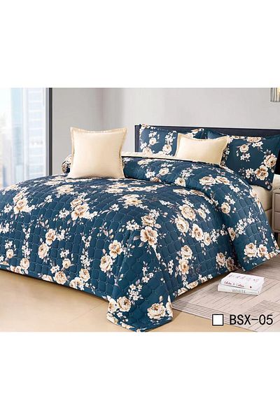 LOVEHOME 4-piece polyester duvet cover set, 160 x 220 cm