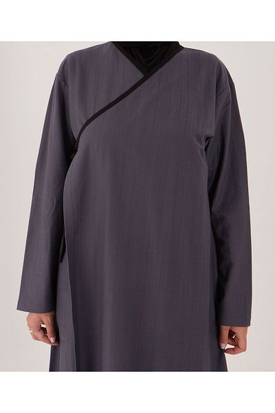 AYSUN TEKSTİL Wide Cut Solid Color Prayer Dress & Dressing Gown