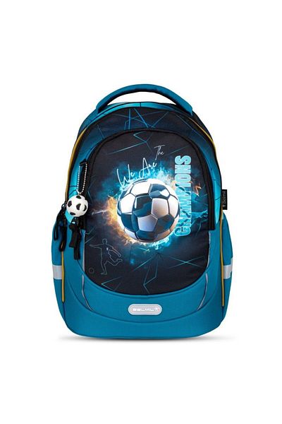 Belmil Fire Football Ergonomic School Bag 338-87