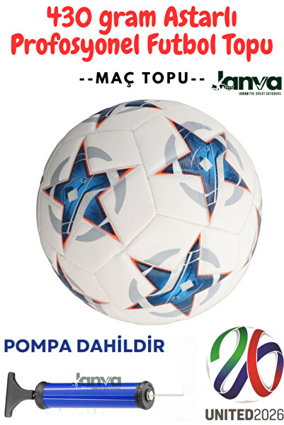 Janva 2026 Euro Futbol Topu Profosyonel Maç Topu