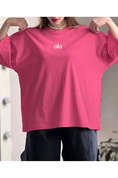 JANSO GROUP - Women's Cotton Printed Tshirt Oversize