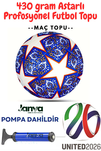 Janva 2026 Euro Futbol Topu Profosyonel Maç Topu