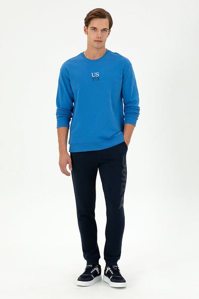 U.S. Polo Assn. Men's Navy Blue Sweatpants With USPA Logo