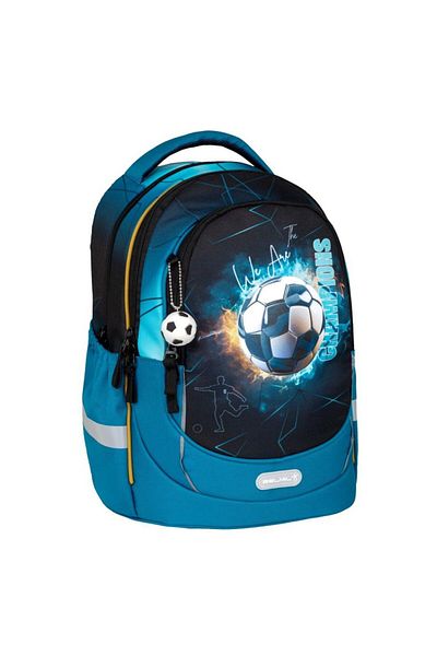 Belmil Fire Football Ergonomic School Bag 338-87