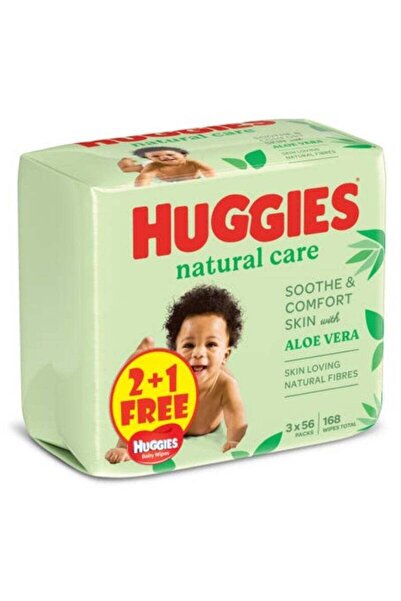 Huggies Baby Wipes Natural Care 56 Pcs Promo 2 Plus1