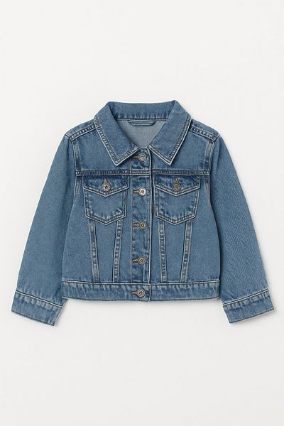 Magu Boy's Blue Buttoned Denim Jacket - Comfortable and Stylish Casual Combination
